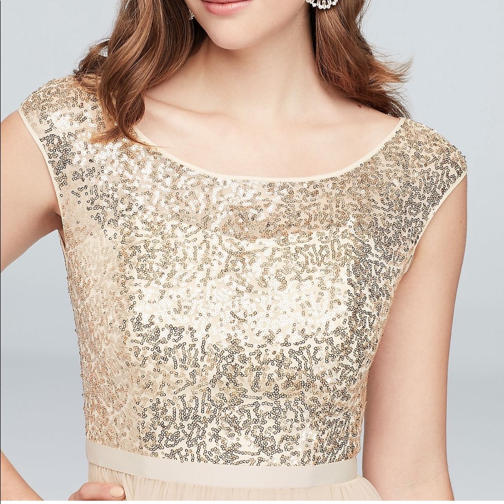 Gold dress